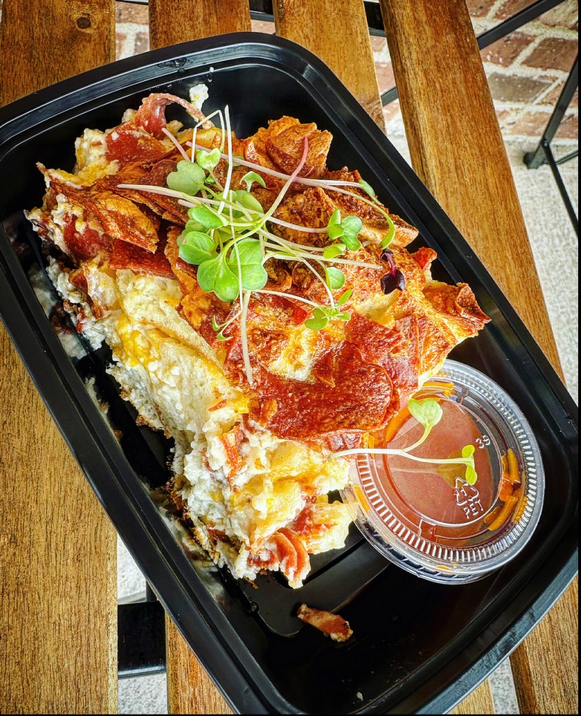 Chicken Bacon Ranch Loaded Potato And Buffalo Chicken