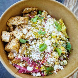 Street Corn Chicken Bowl