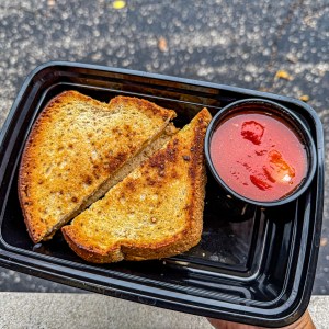Grilled Cheese & Roasted Tomato Soup