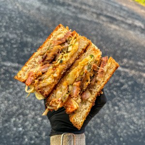 Gochujang BBQ Pulled Pork Melt