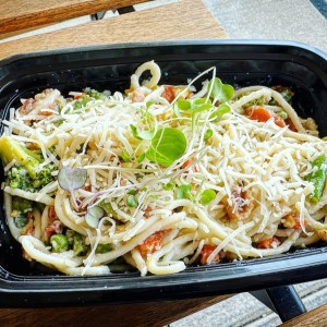 Cauliflower Carbonara Noodles