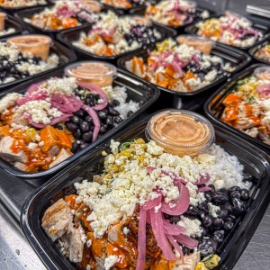 Buffalo Chicken Street Corn Bowl